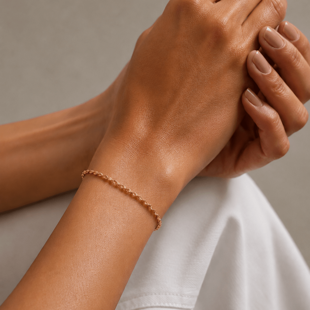 Twisted Chain Bracelet - Karen's Fine Jewellery