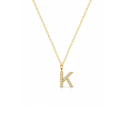 Vermeil Initial Necklace - Karen's Fine Jewellery