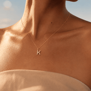 Vermeil Initial Necklace - Karen's Fine Jewellery