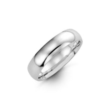 Load image into Gallery viewer, Tiffany Style White Gold Wedding Band
