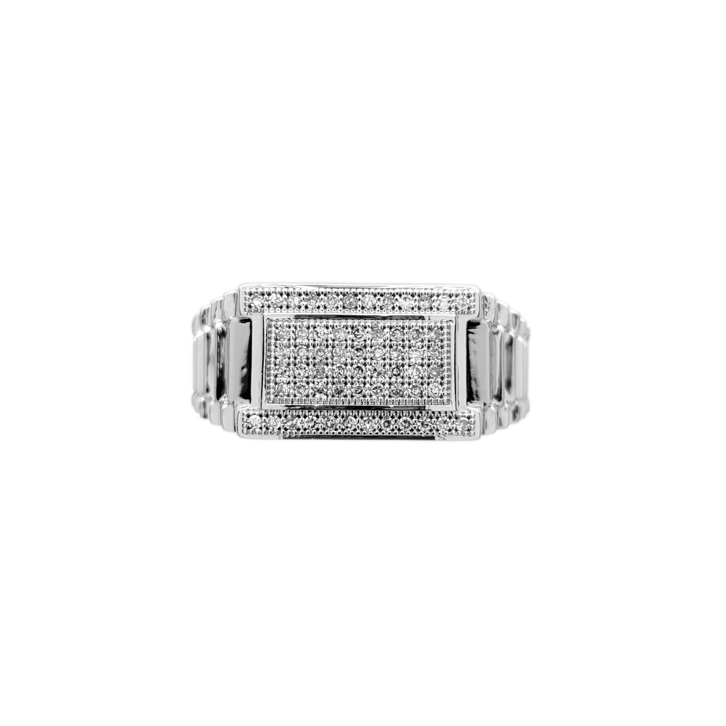 Rectangular Diamond Ring