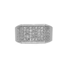 Load image into Gallery viewer, Five Line Cubic Zirconia Ring
