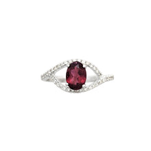 Load image into Gallery viewer, Pink Tourmaline and Diamond Ring
