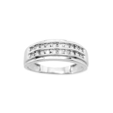 Load image into Gallery viewer, Two Line Wedding Band
