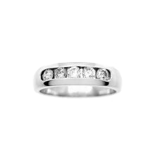 Load image into Gallery viewer, Five Diamond Wedding Band
