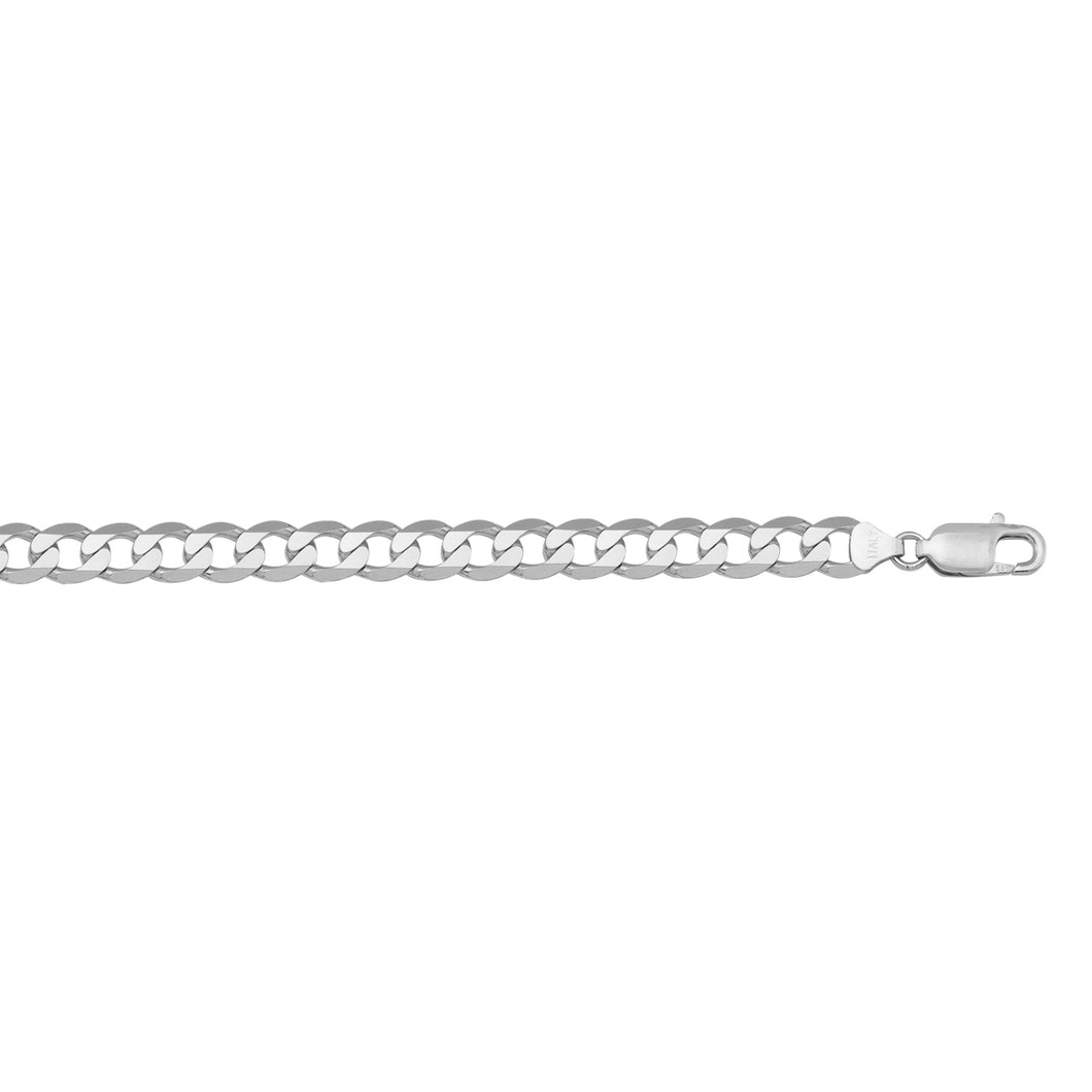 White Gold Open Link Chain